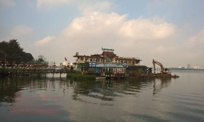 Sẽ cưỡng chế di dời nhà nổi Hồ Tây vào ngày 2/3 ảnh 1